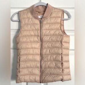 🩷NWOT🩷 MANGO Ultra-light Quilted Vest in Powder Pink